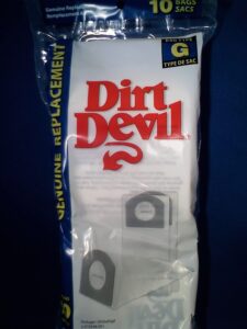Dirt Devil Type G Vacuum Bags