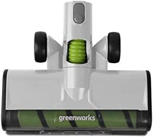 Greenworks Soft Brush Roll Power Head Attachment, with Greenworks Stick Vacuums
