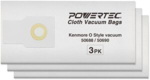 POWERTEC 75060 Vacuum Bags for Kenmore O Upright Style Vacuums