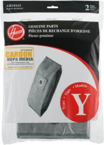 Hoover Type Y Pleated Carbon HEPA Bag Replacement for Upright Vacuum Cleaner